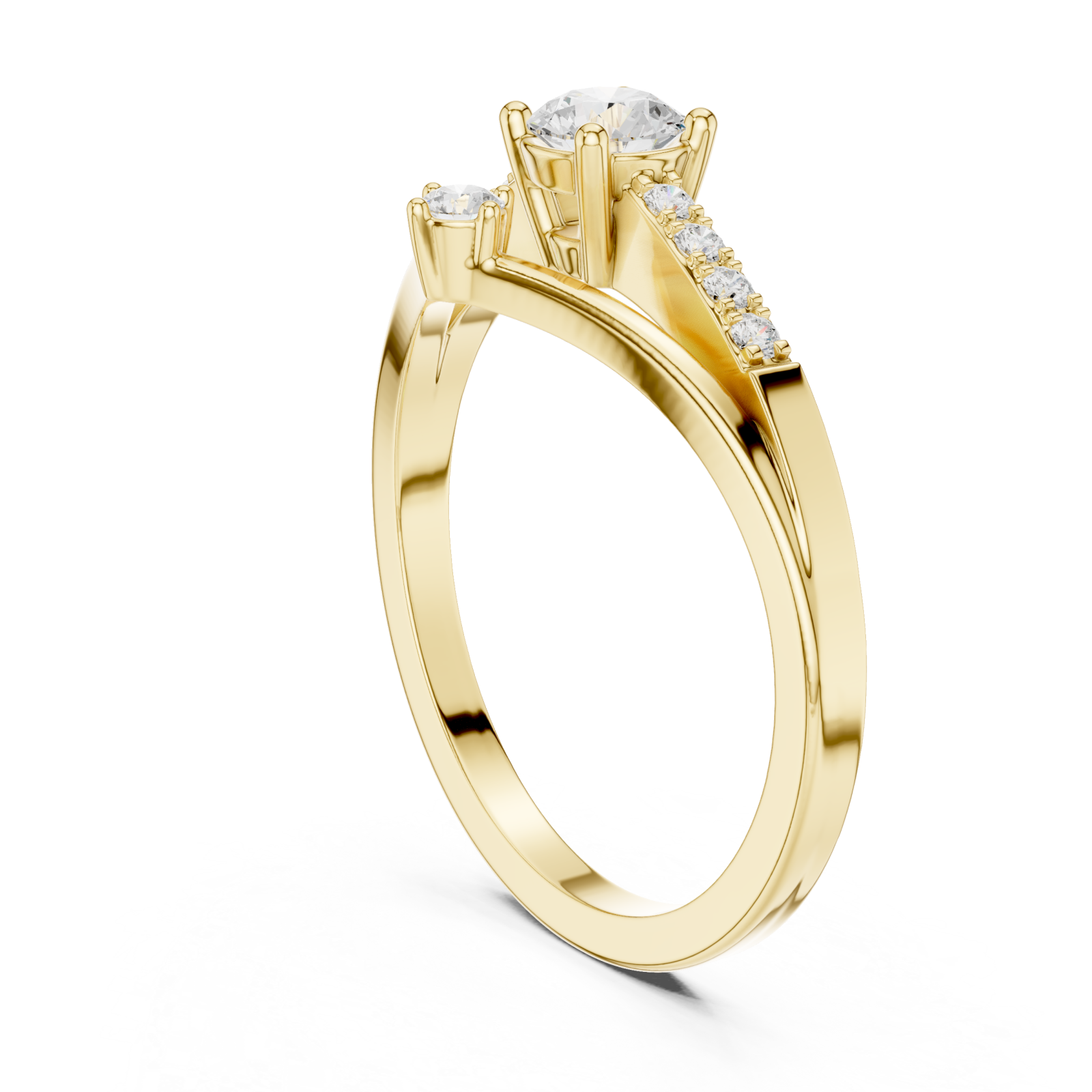  Gold Celeste Harmony Ring Left View