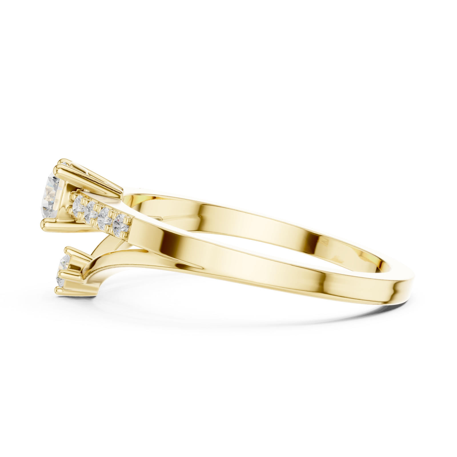  Gold Celeste Harmony Ring Side View