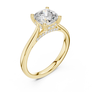 Gold Luminous Grace Classic Ring Right View