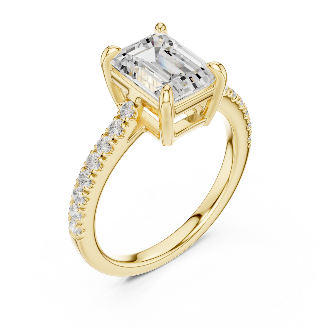 Gold Evelyn Radiance Ring Right View