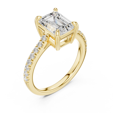 Gold Evelyn Radiance Ring Right View