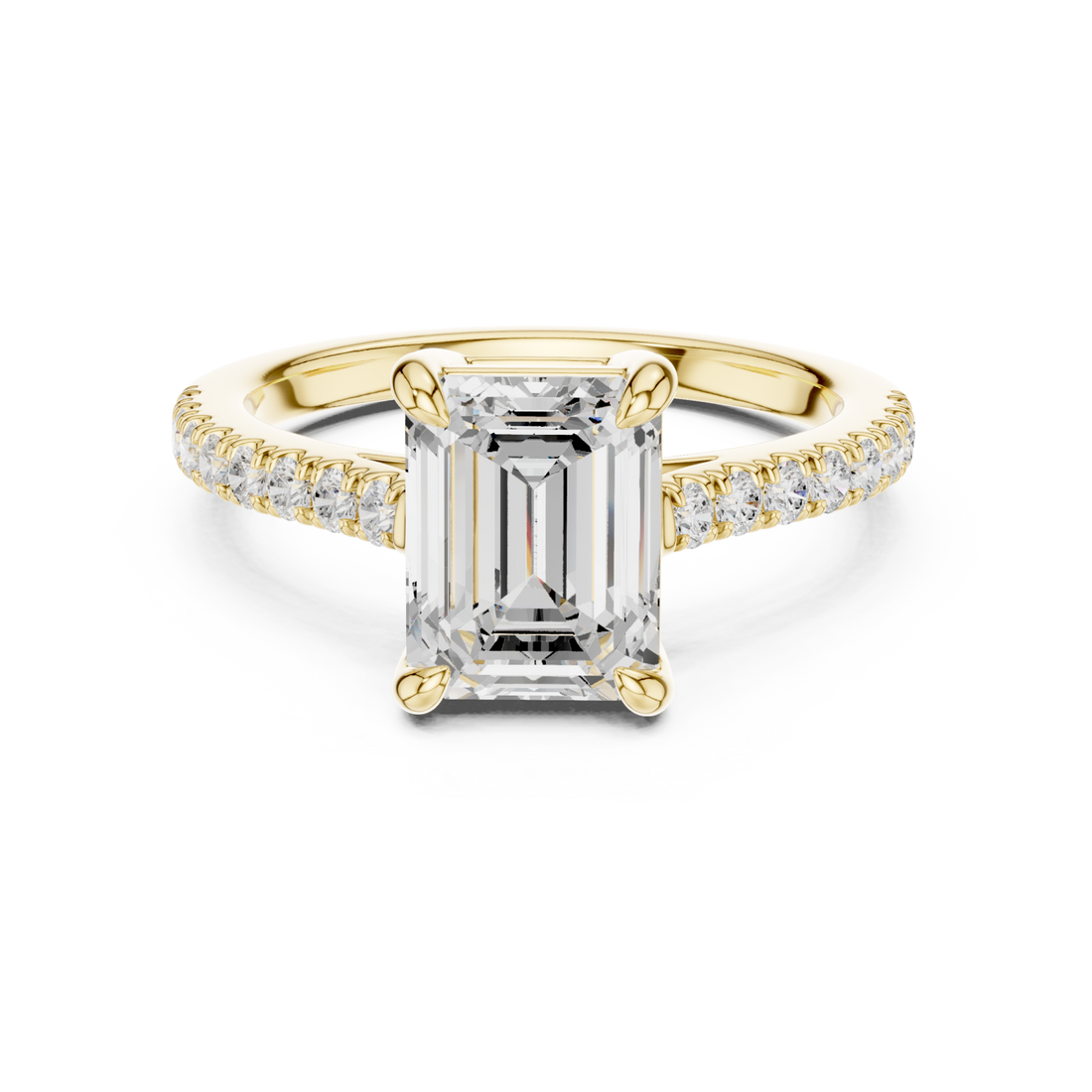 Gold Evelyn Radiance Ring Right View