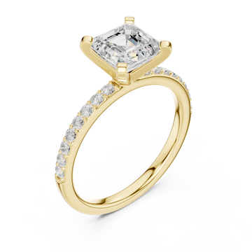 Gold Cascade Radiance Ring Right View