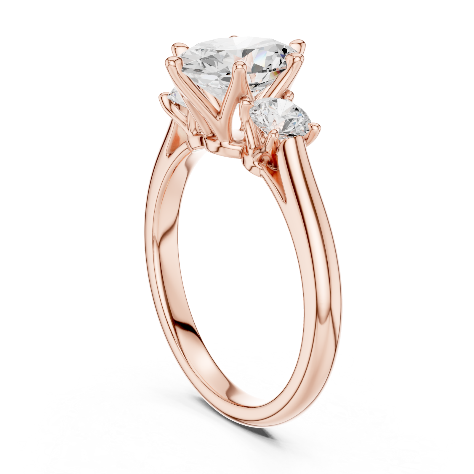  Rose Gold Harmony Grace Ring Left View