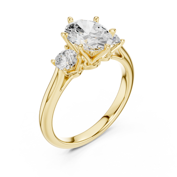 Gold Harmony Grace Ring Right View