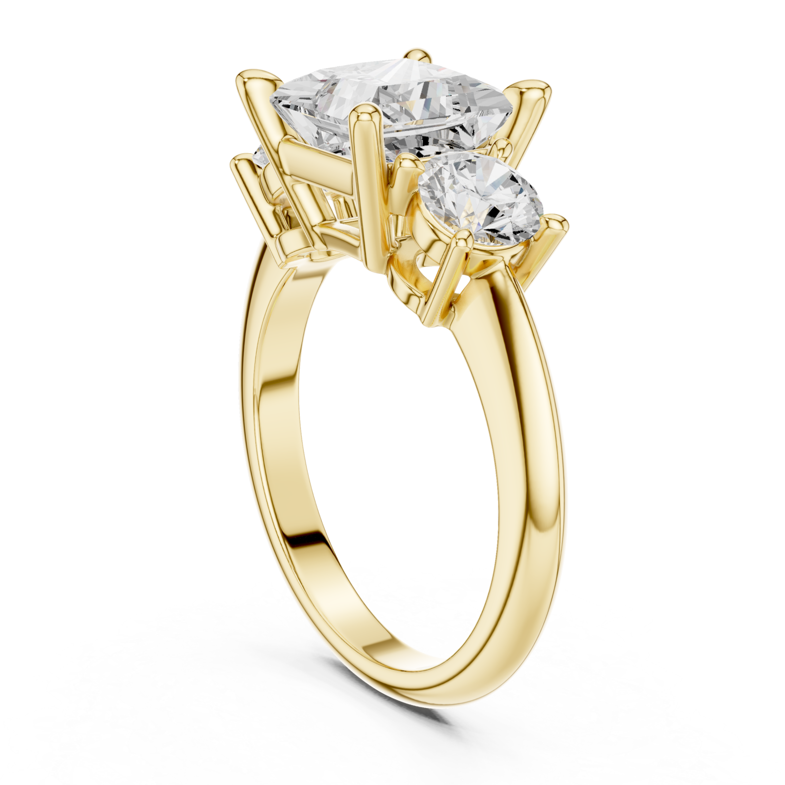  Gold Imperial Twin Radiance Ring Left View