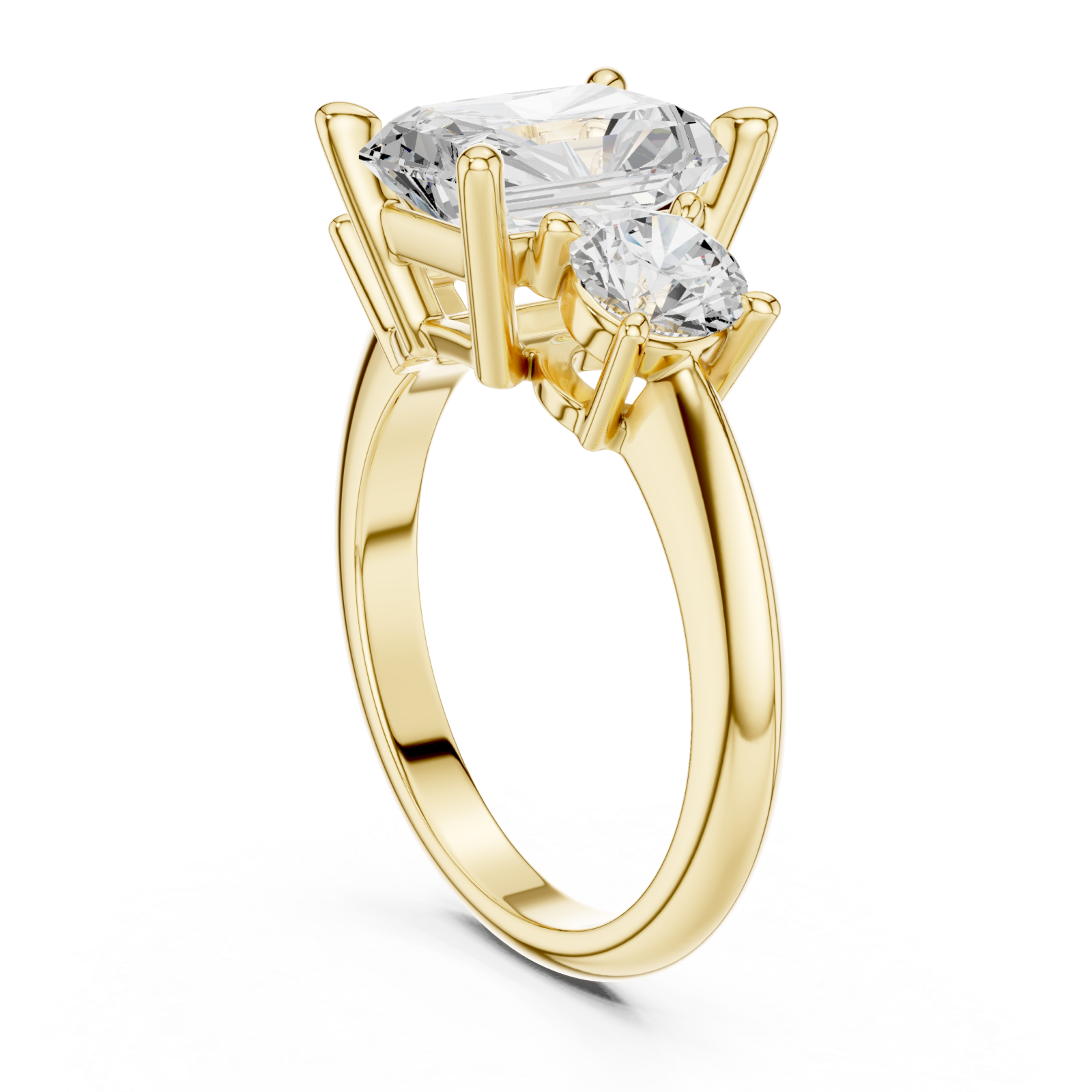  Gold Timeless Duo Harmony Ring Left View
