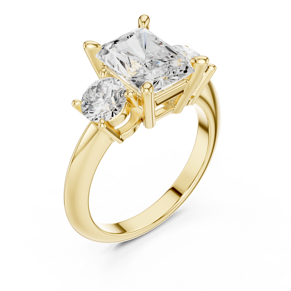 Gold Timeless Duo Harmony Ring Right View