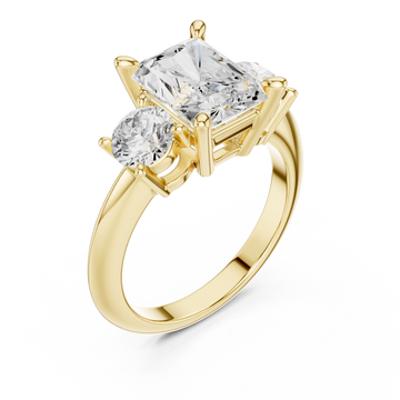 Gold Timeless Duo Harmony Ring Right View