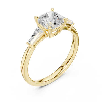 Gold Timeless Spark Embrace Solitaire Ring Right View