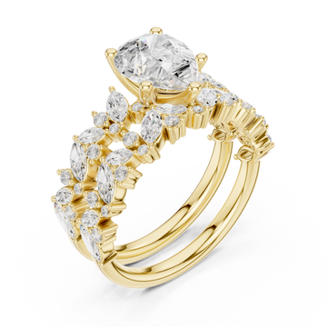 Gold Luminous Charm Band Ring Right View
