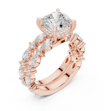  Rose Gold Opulent Brilliance Starlit Band Right View