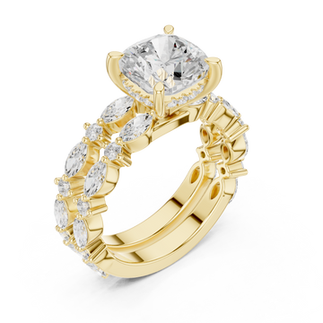 Gold Opulent Brilliance Starlit Band Right View
