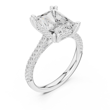  White Gold Celestial Gala Prominence Solitaire Ring Right View