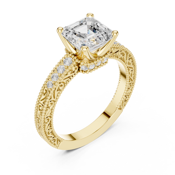 Gold Enchanted Regal Solitaire Right View