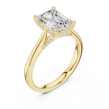 Gold Infinite Grace Pavilion Arc Ring Right View