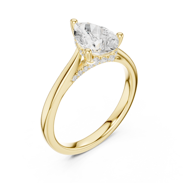 Gold Enchanted Promise Luxe Statement Ring Right View