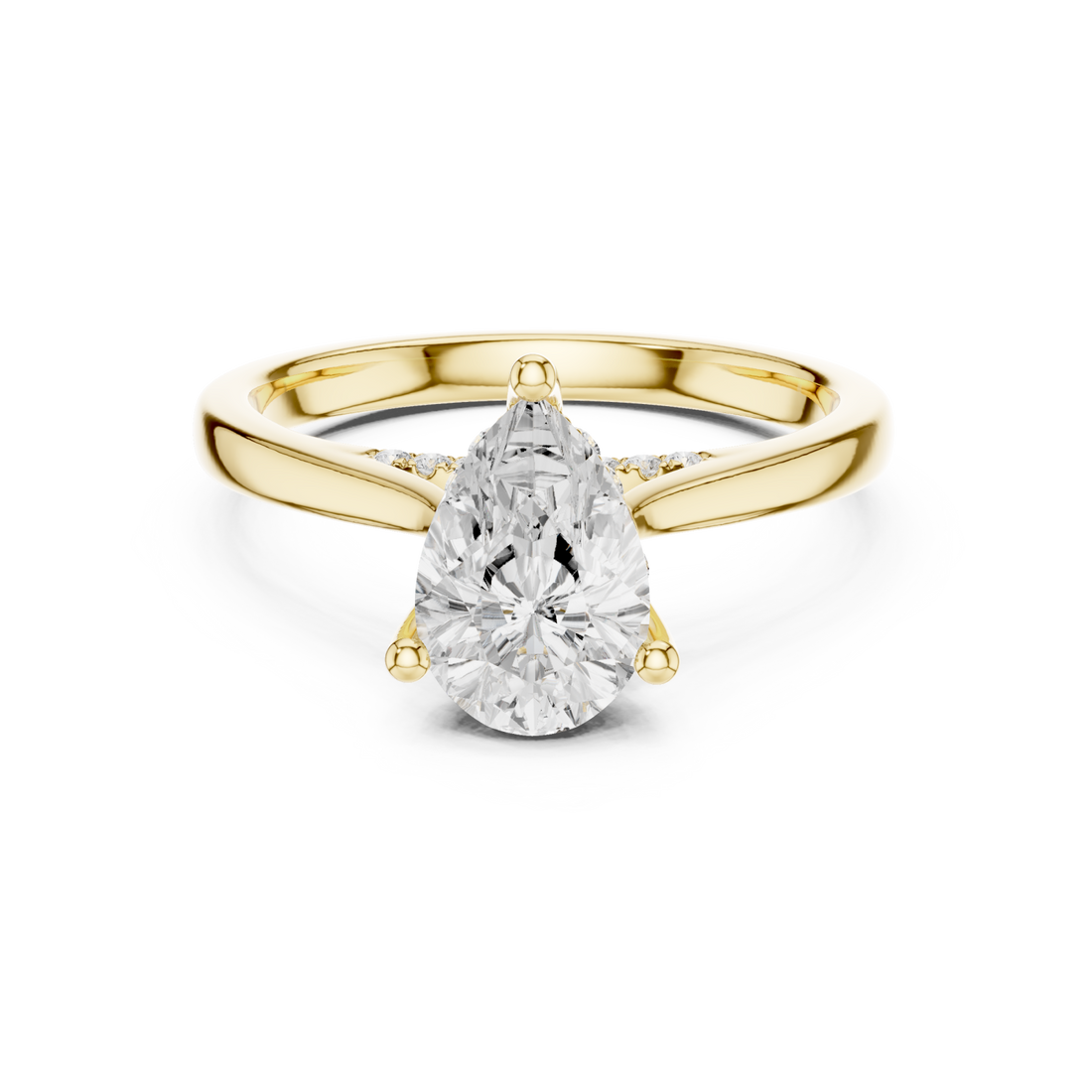 Gold Enchanted Promise Luxe Statement Ring Right View