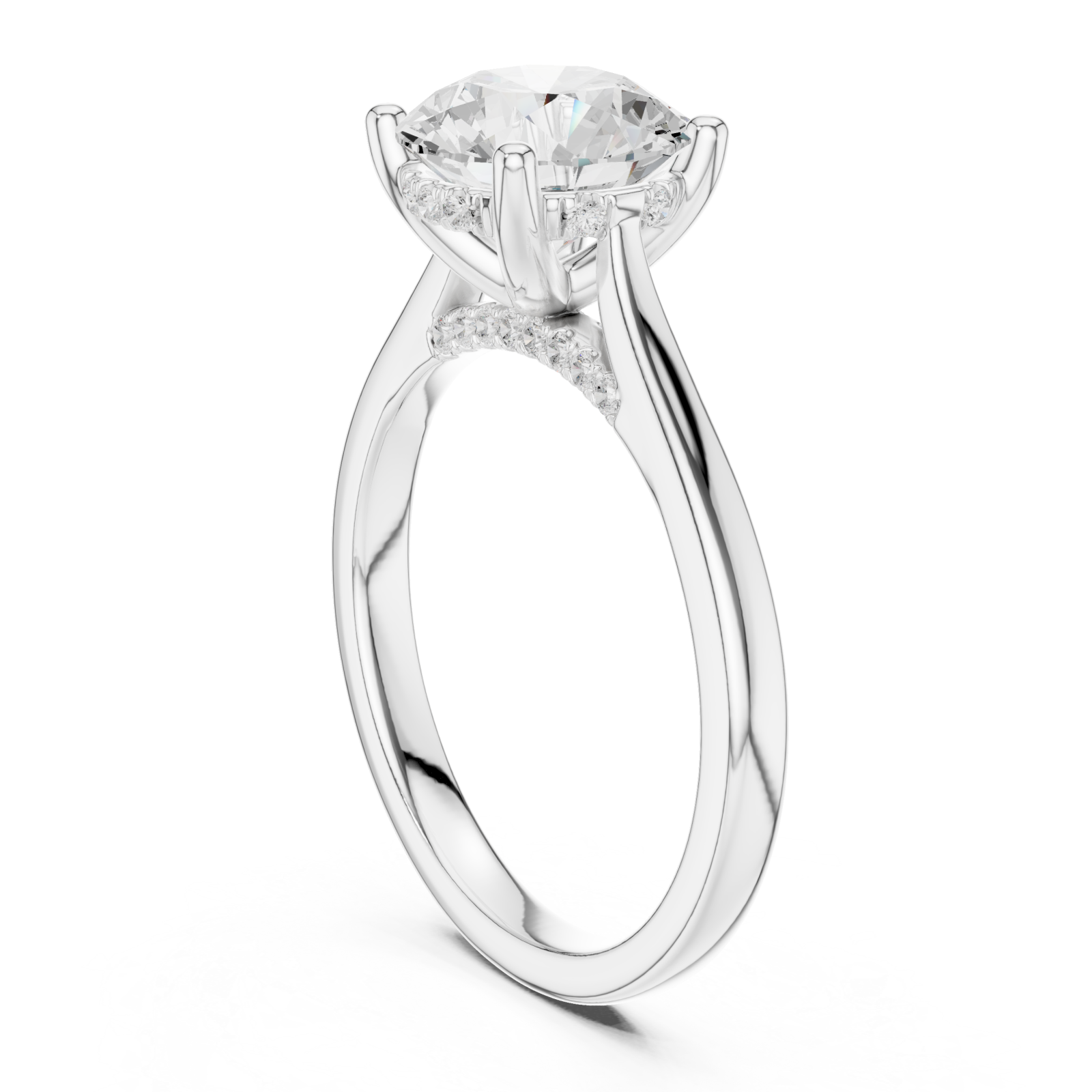  White Gold Elegance Within Reach Band Left View