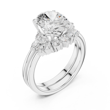  White Gold Celestial Harmony Embrace Ring Right View