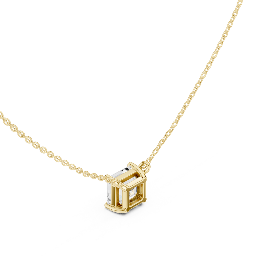 Gold Golden Harmony Pillar Pendant Right View