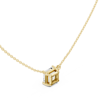 Gold Golden Harmony Pillar Pendant Right View