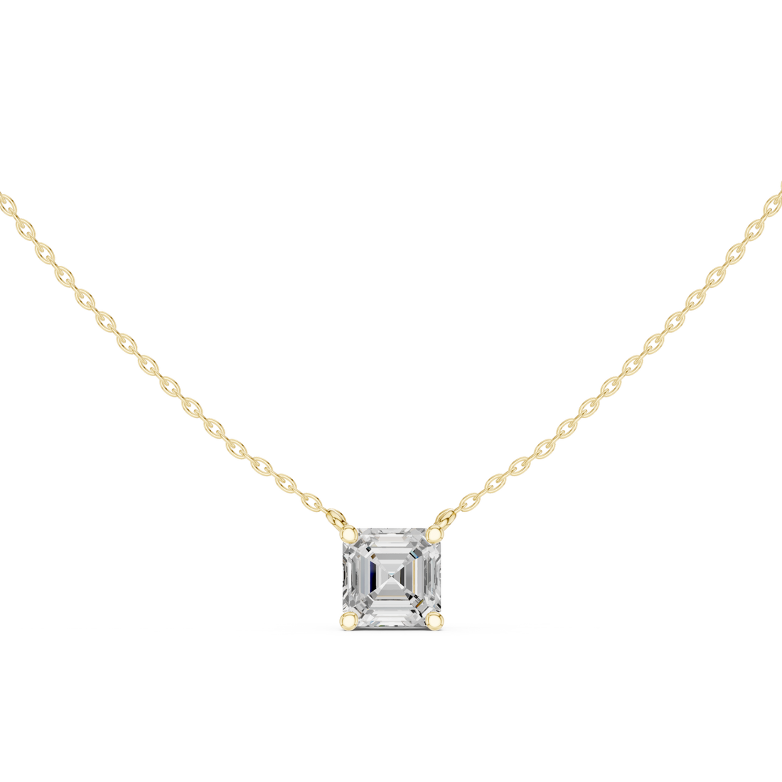 Gold Golden Harmony Pillar Pendant Right View