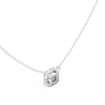  White Gold Eternal Lattice Pendant Right View