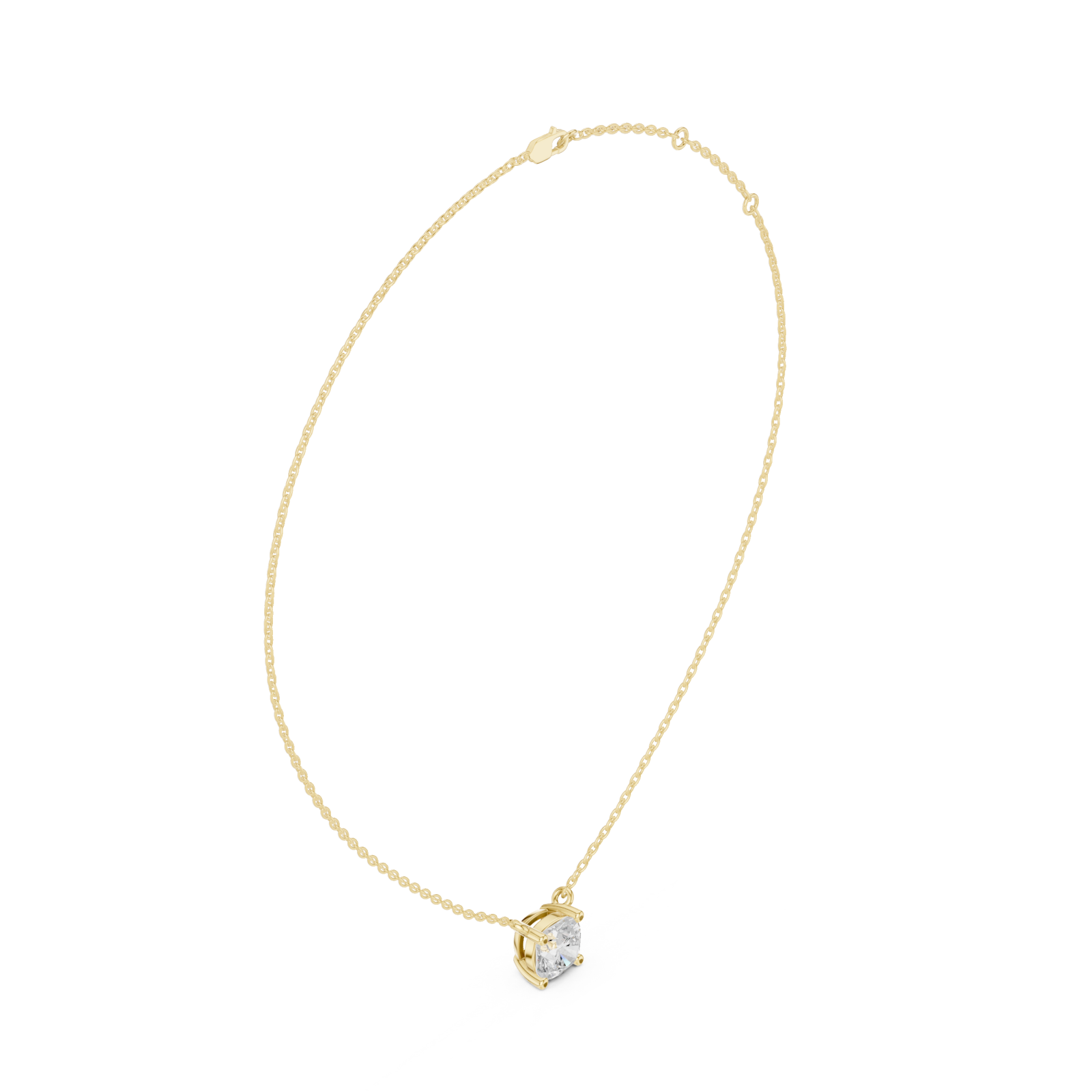  Gold Eternal Lattice Pendant Left View