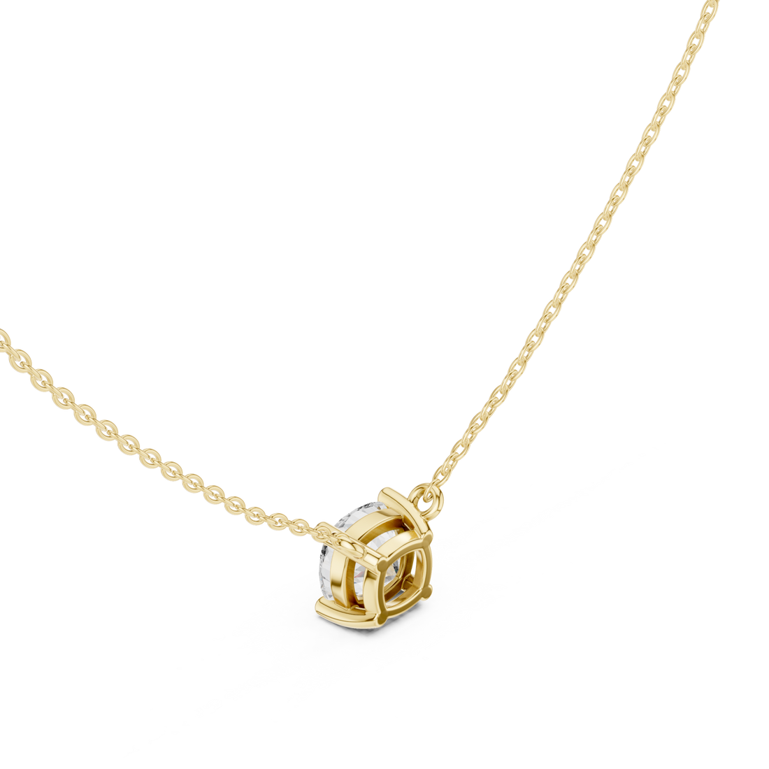 Gold Eternal Lattice Pendant Right View