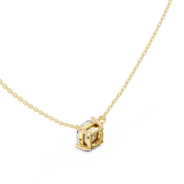 Gold Eternal Lattice Pendant Right View