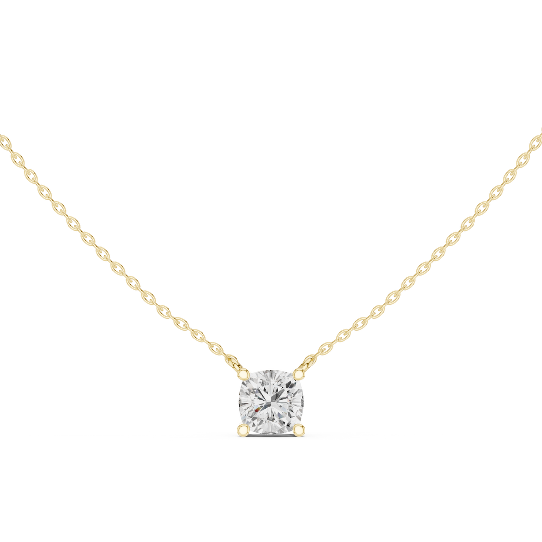Gold Eternal Lattice Pendant Right View