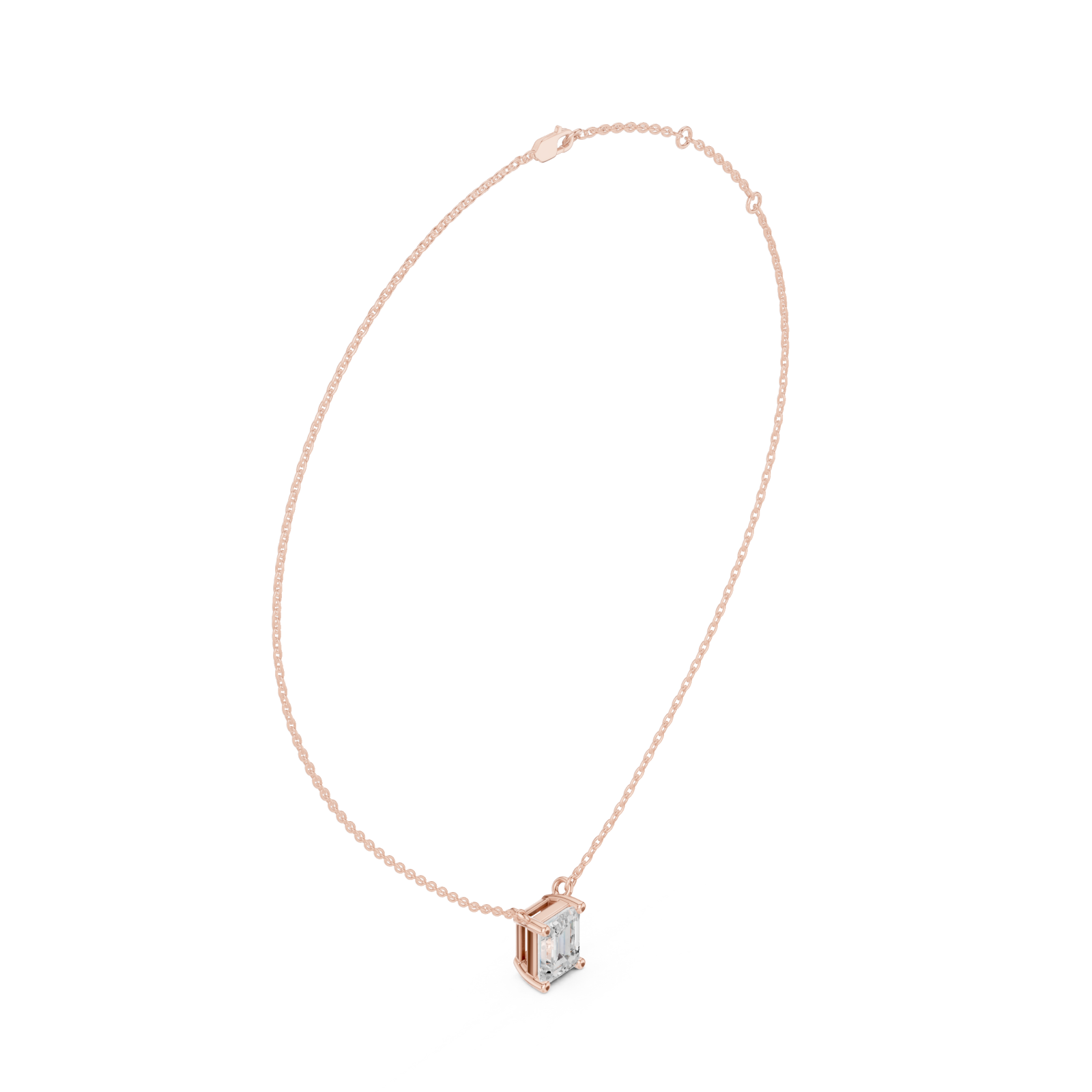  Rose Gold Eternal Harmony Modern Pendant Left View