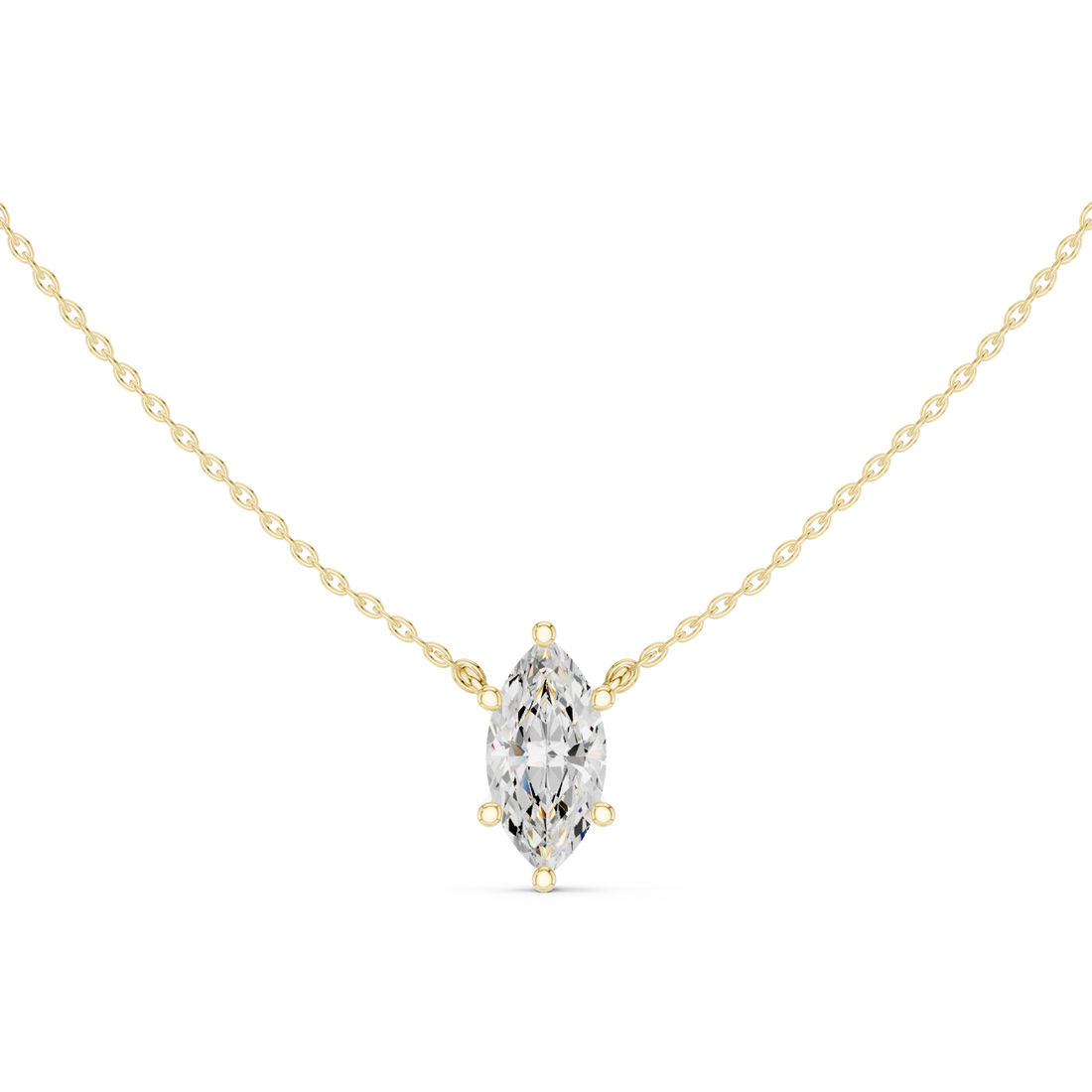 Gold Graceful Aura Pendant Right View