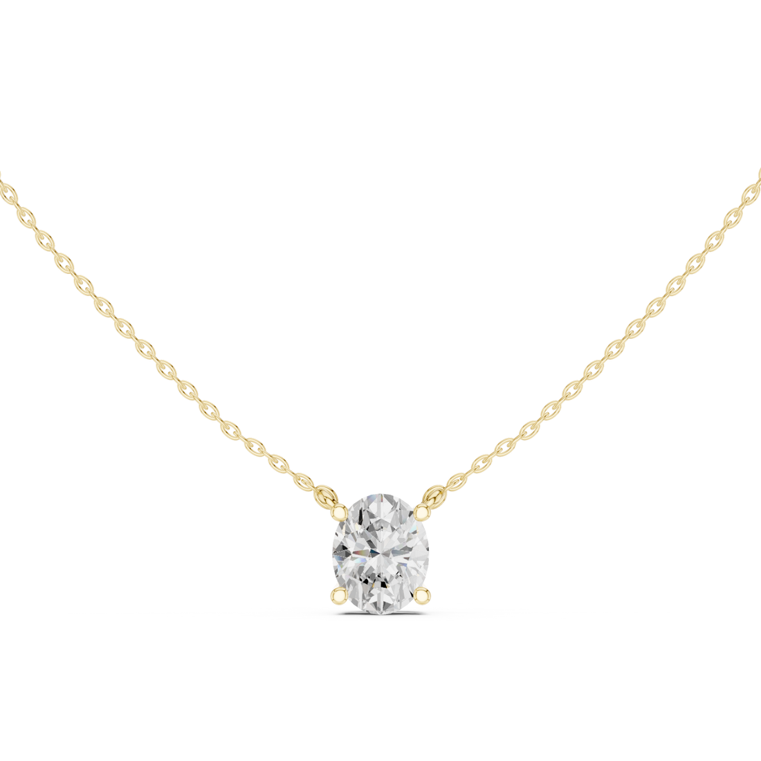 Gold Petite Embrace Hoop Pendant Right View