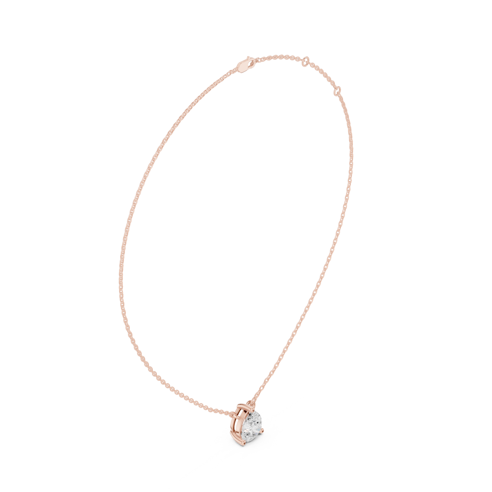  Rose Gold Heirloom Embrace Pendant Left View