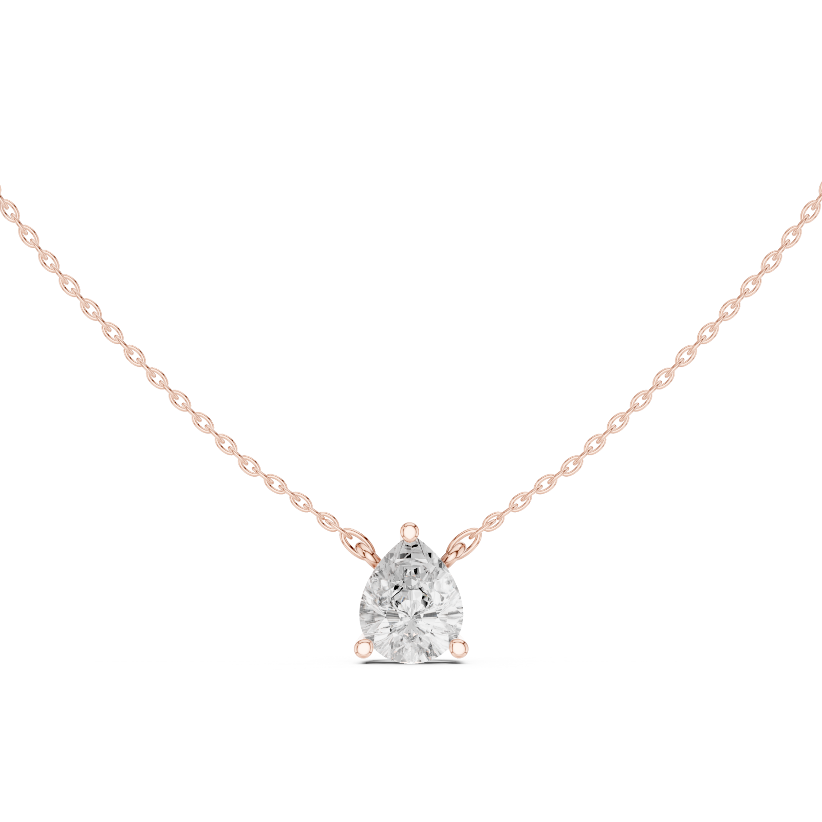  Rose Gold Heirloom Embrace Pendant Front View