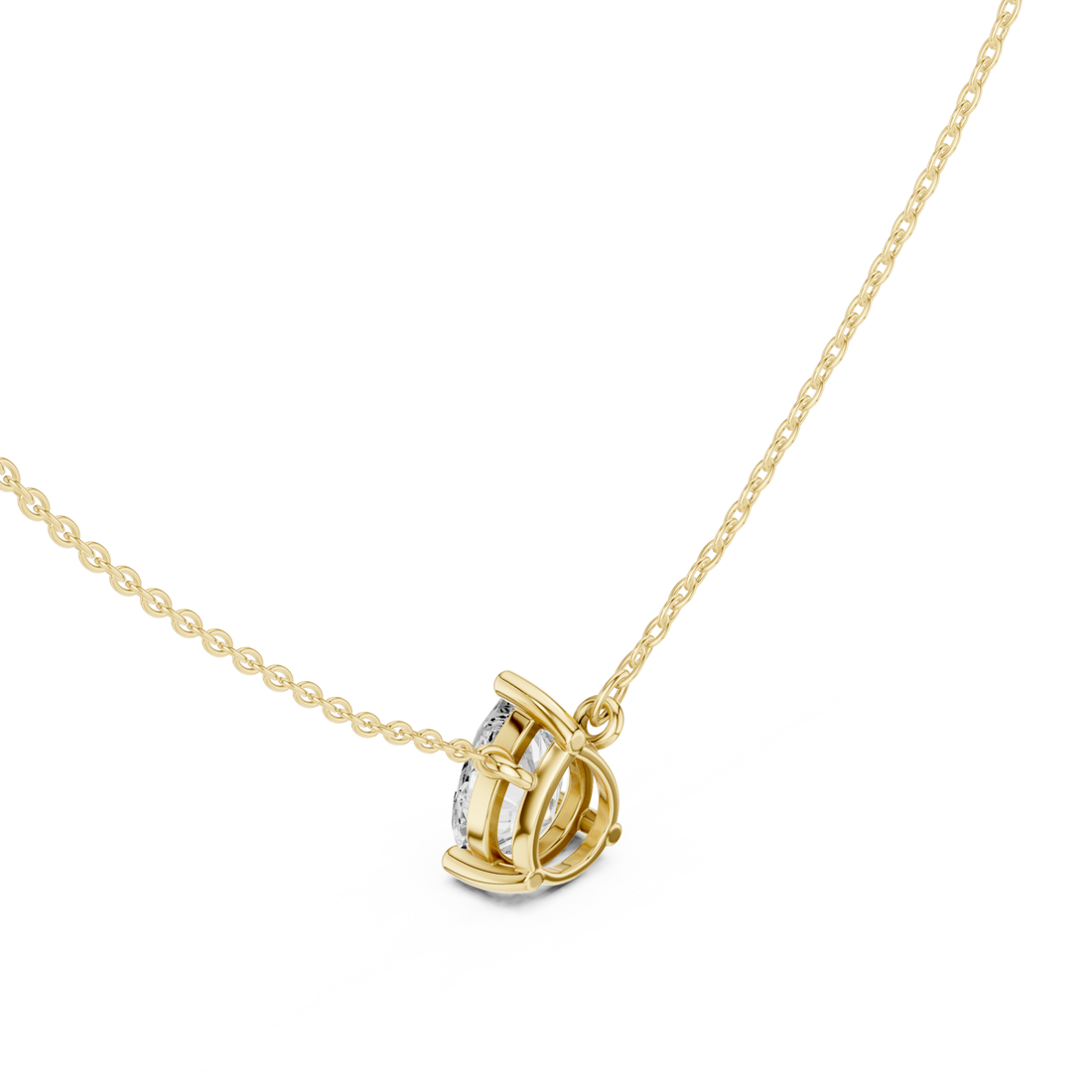 Gold Heirloom Embrace Pendant Right View