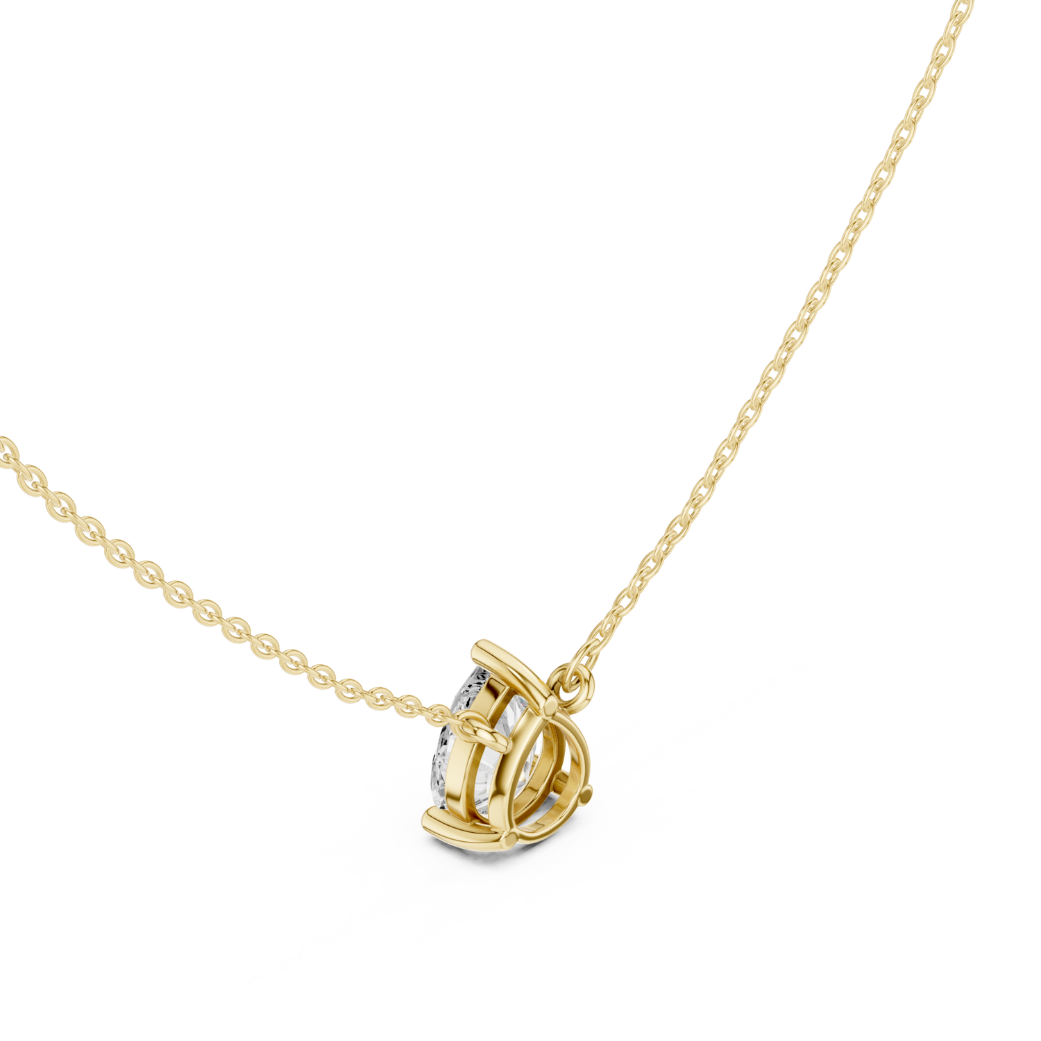 Gold Heirloom Embrace Pendant Right View