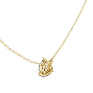 Gold Heirloom Embrace Pendant Right View