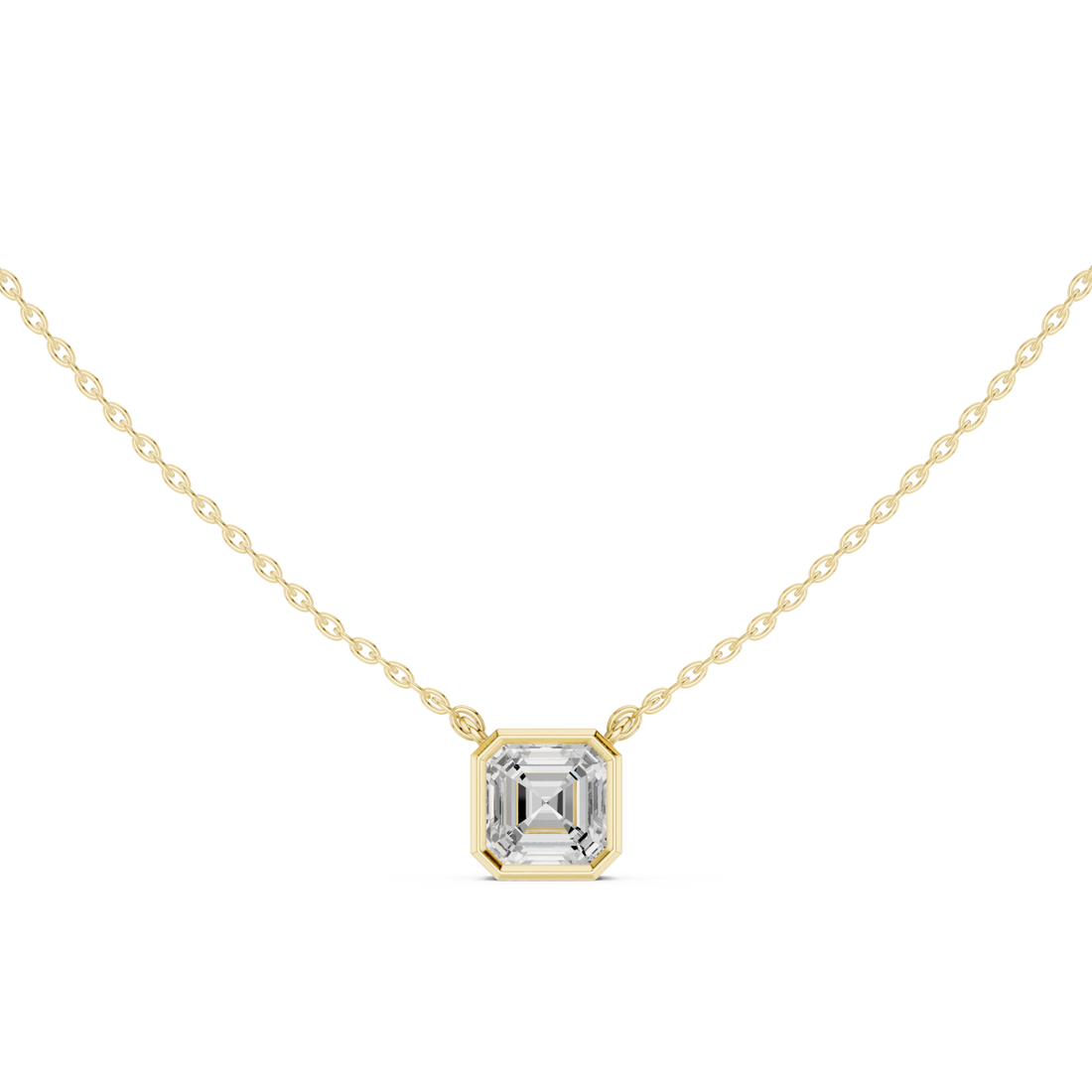 Gold Opaline Grace Pendant Right View