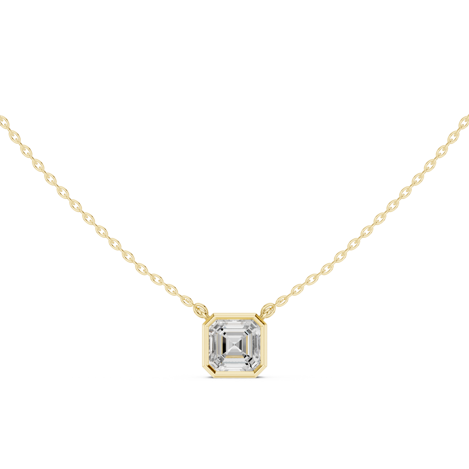  Gold Opaline Grace Pendant Front View