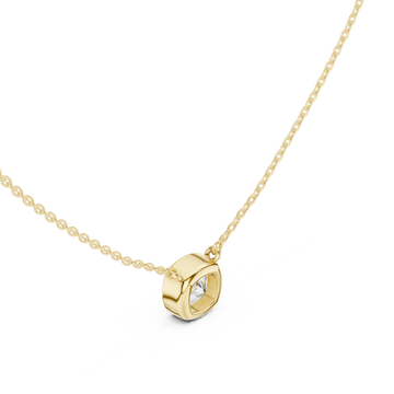 Gold Radiant Glide Pendant Right View