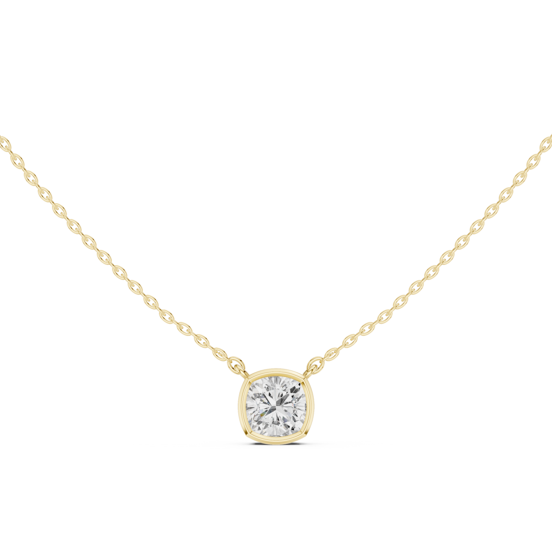 Gold Radiant Glide Pendant Right View