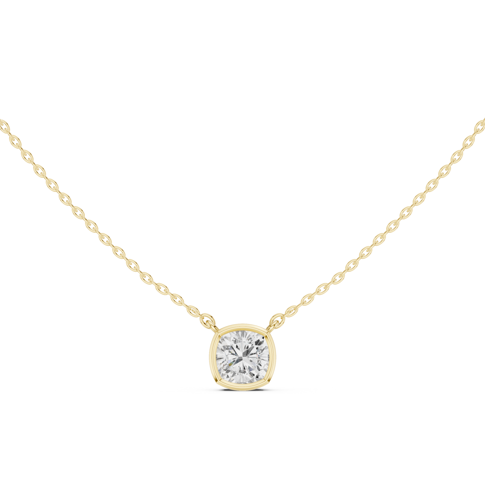  Gold Radiant Glide Pendant Front View