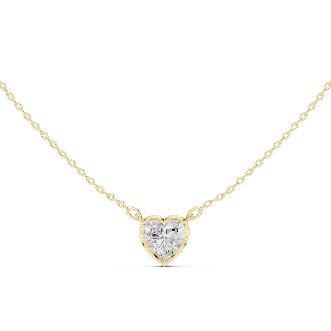 Gold Enchanted Heart Harmony Pendant Right View