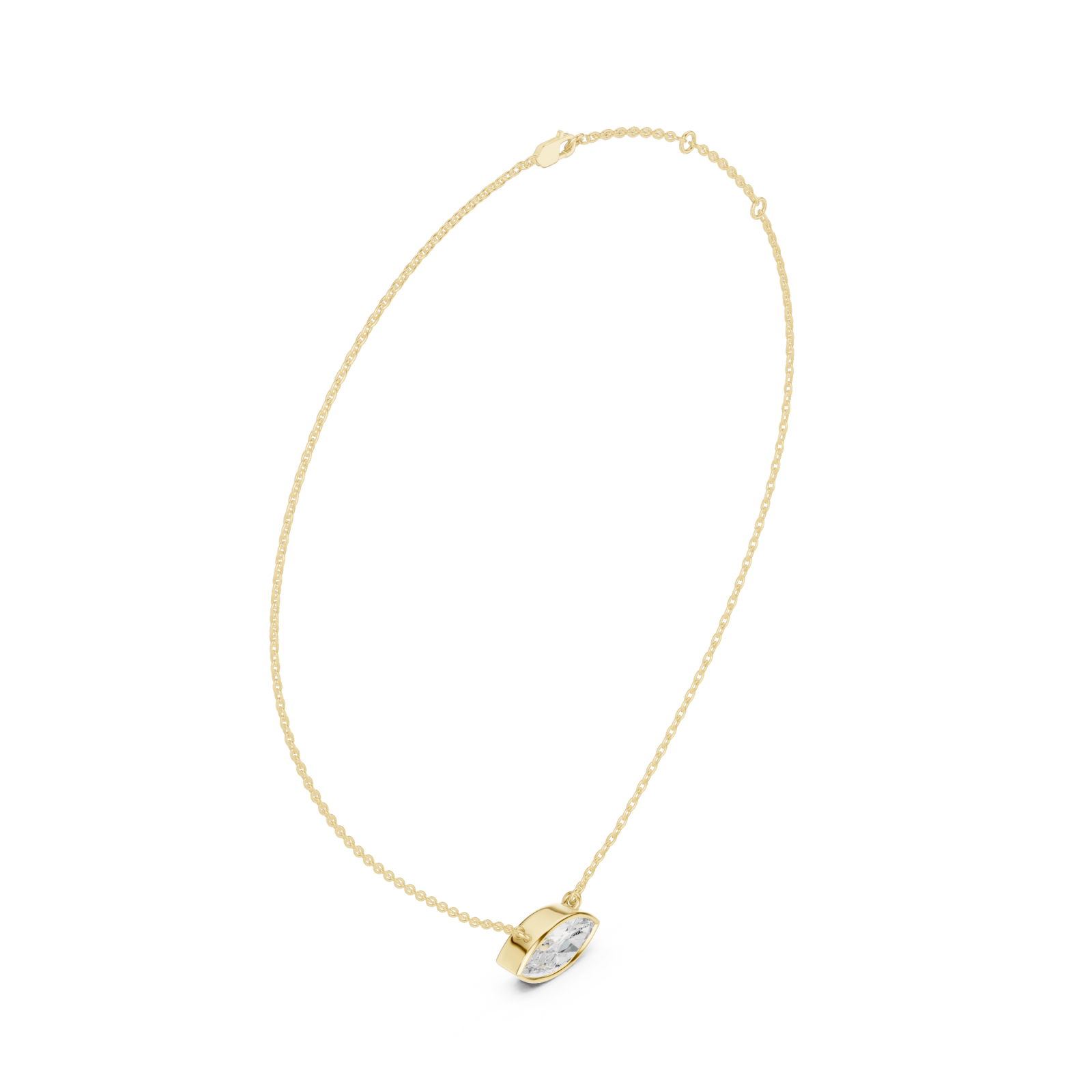  Gold Lumina Grace Pendant Left View