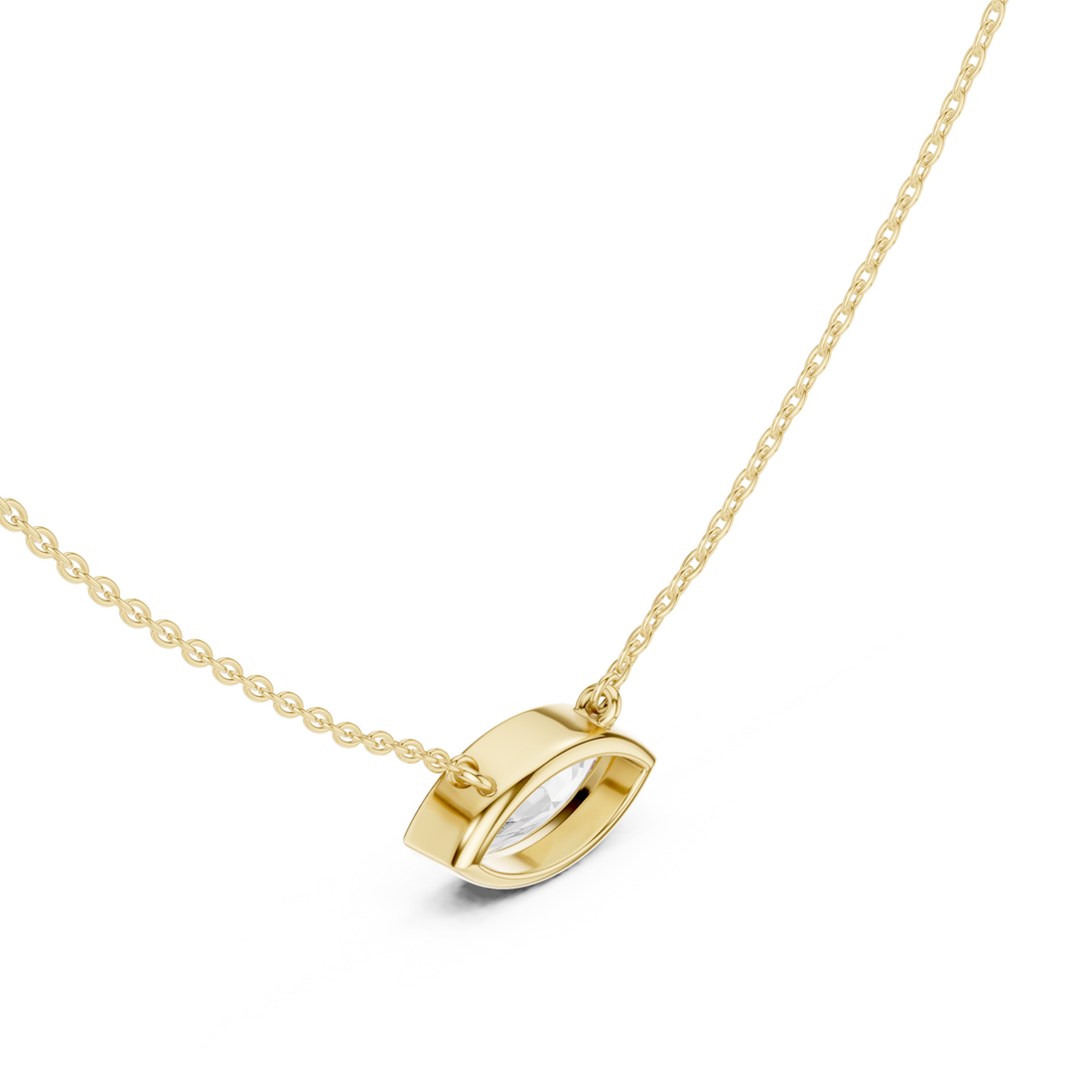 Gold Lumina Grace Pendant Right View