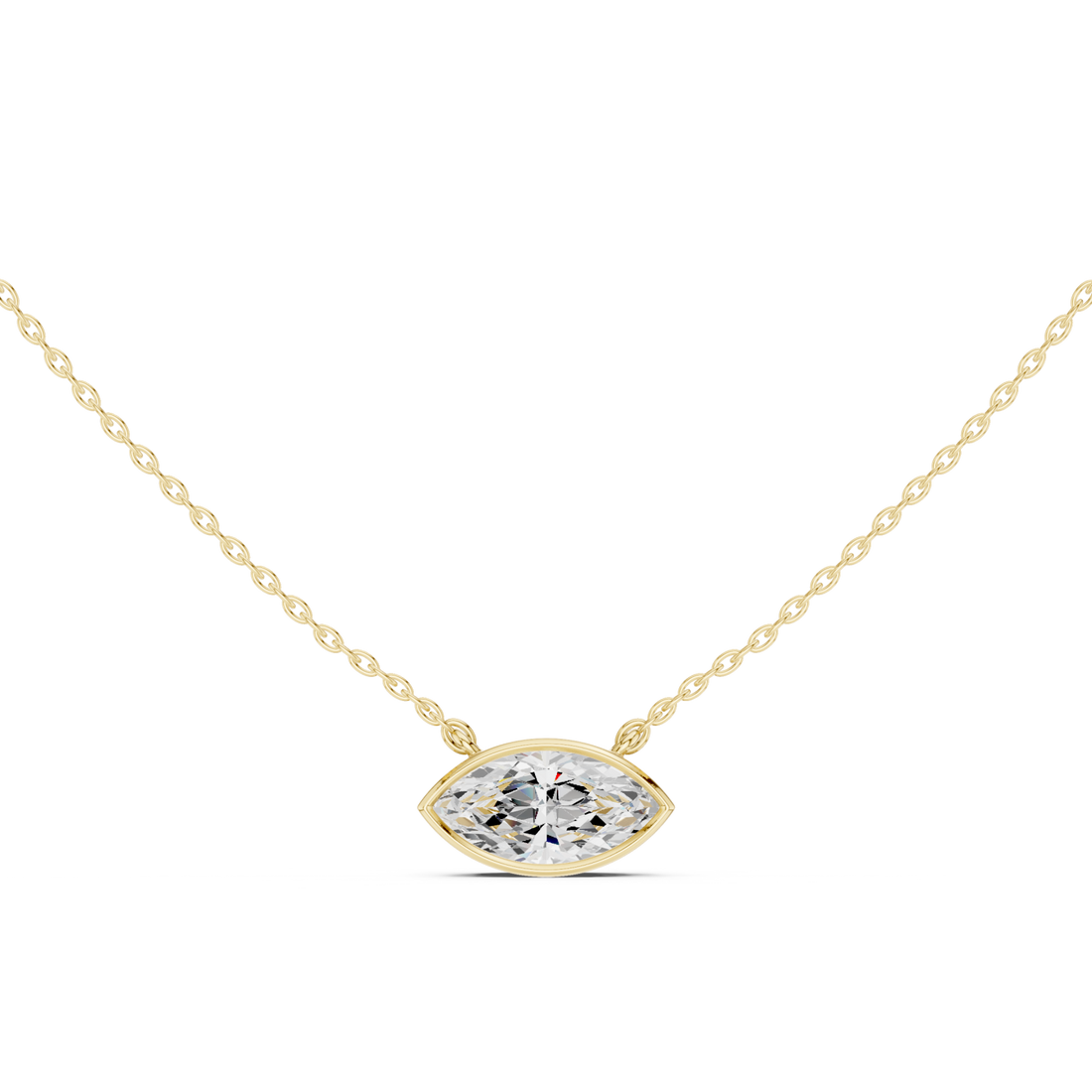 Gold Lumina Grace Pendant Right View