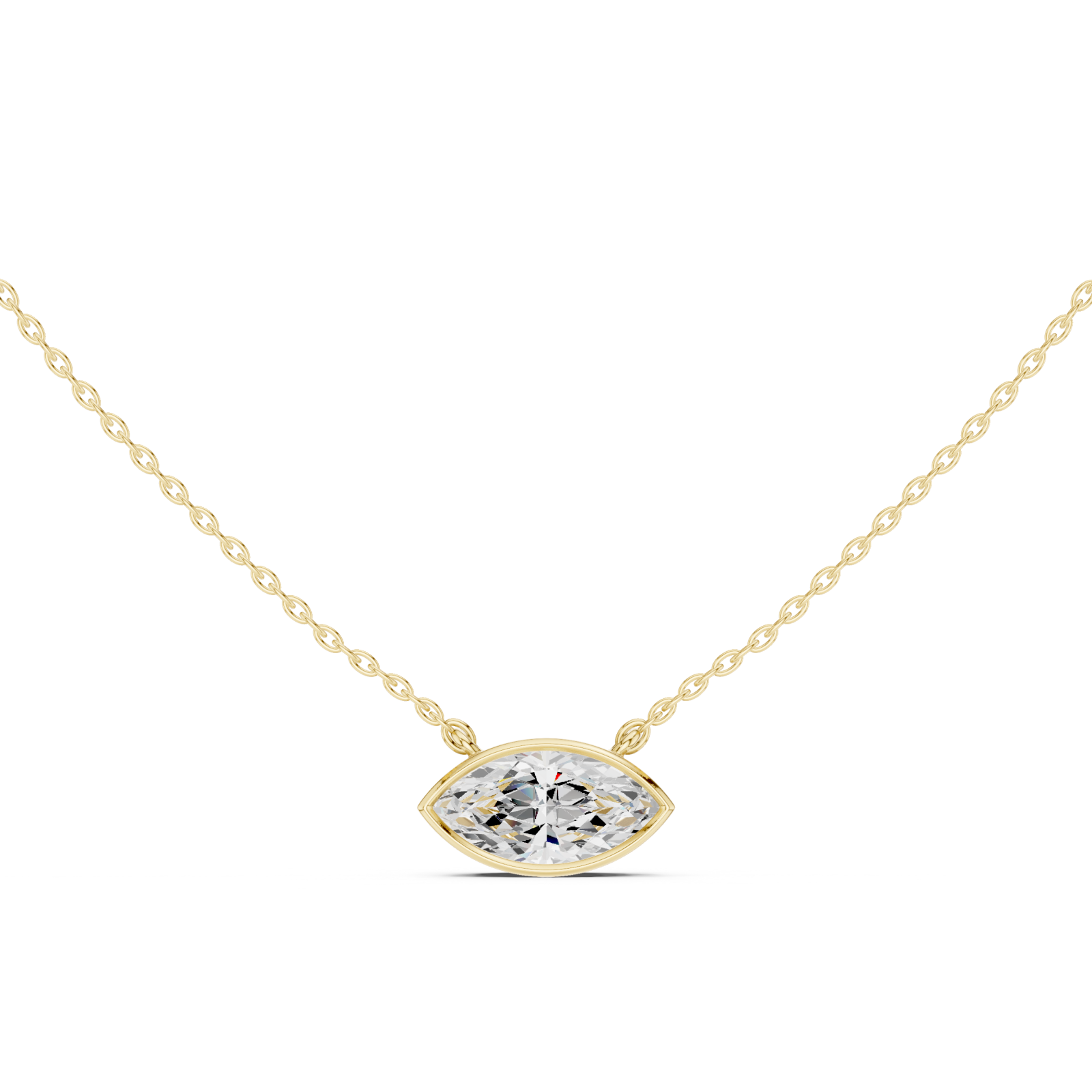  Gold Lumina Grace Pendant Front View